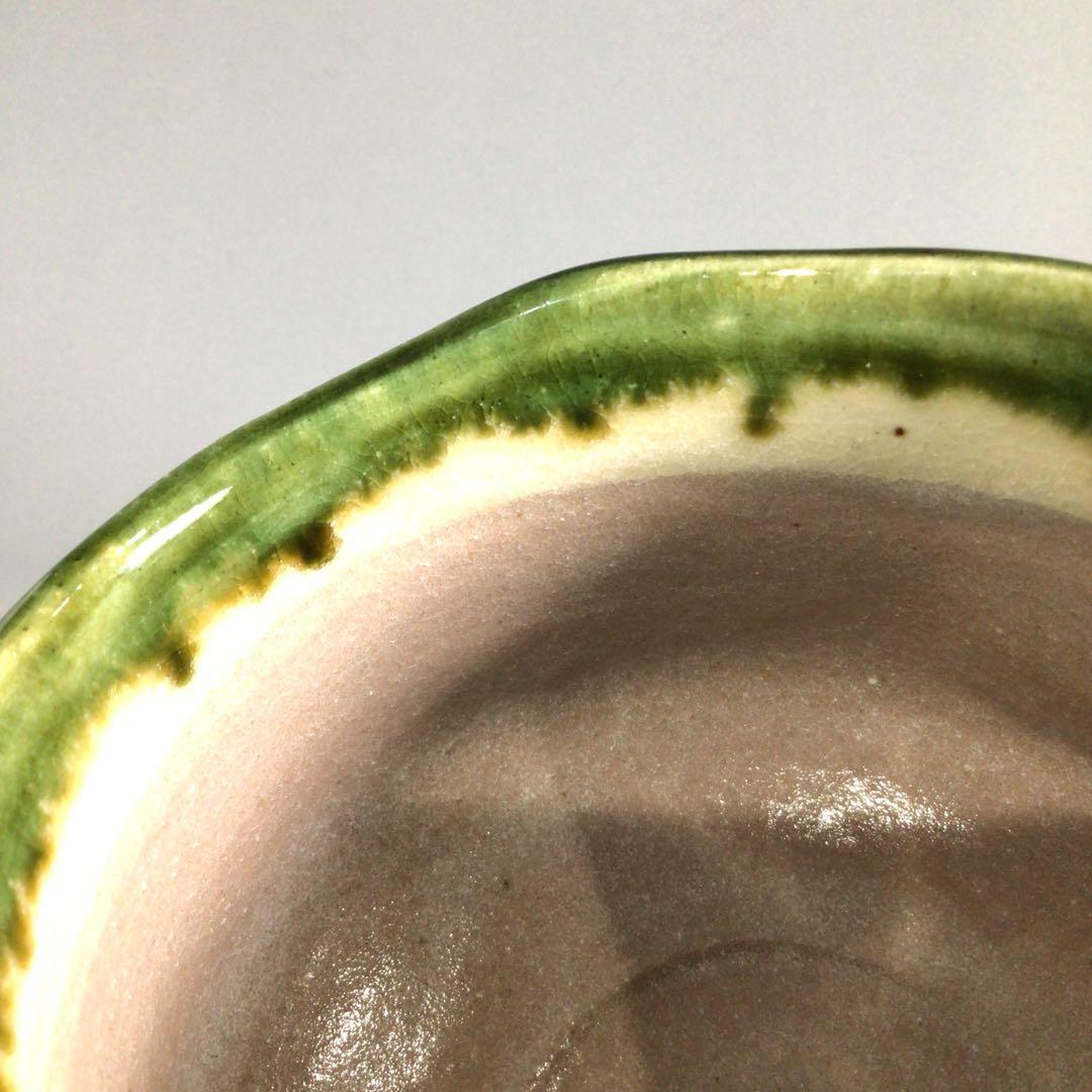 Ｐ３６７　茶碗　『佐々木正造』『鳴海織部茶碗』　抹茶碗　共箱　茶道具