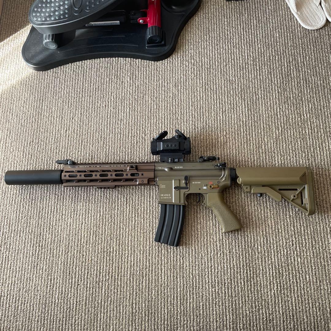 次世代電動ガン HK416デルタカスタム　オマケ付