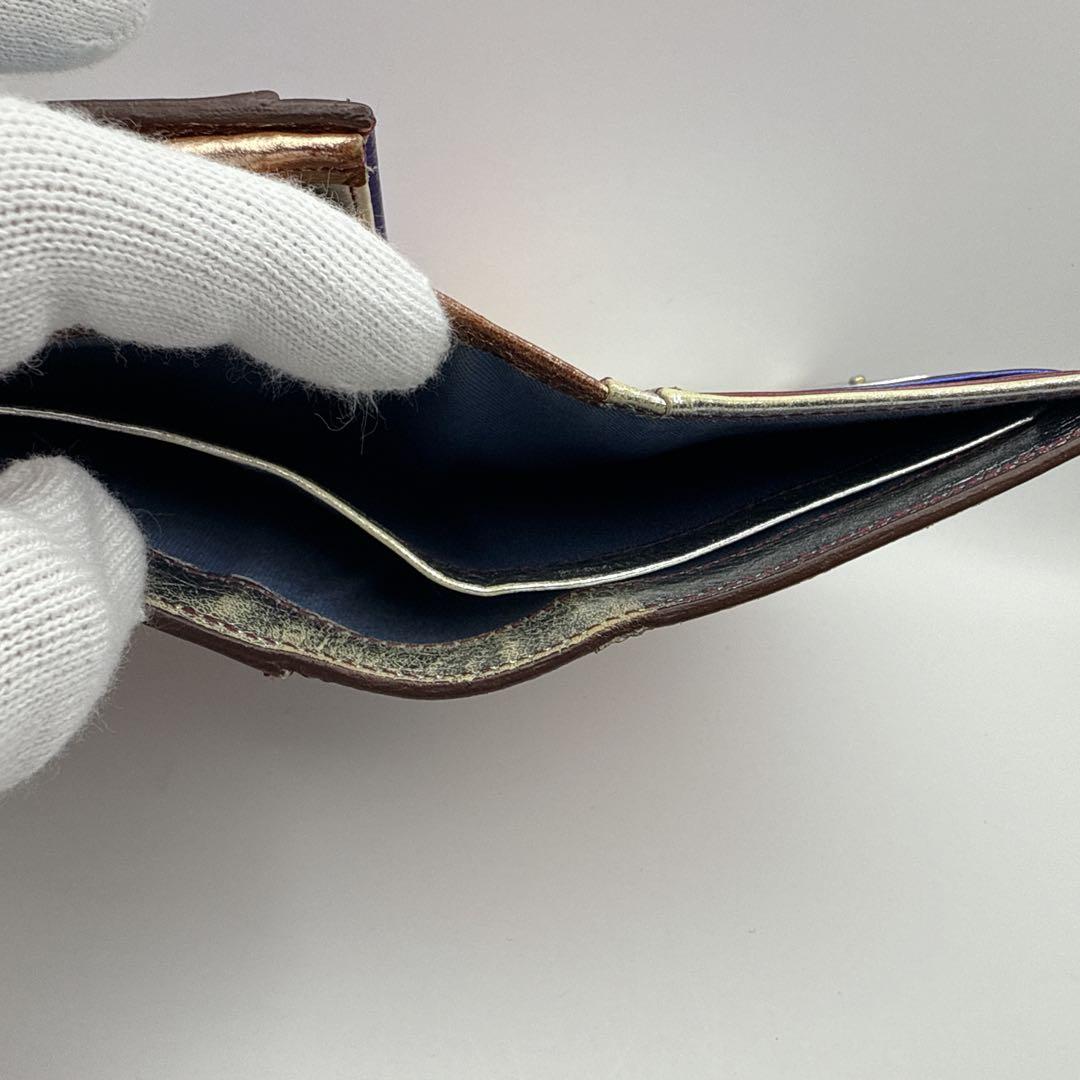 空 豆子 様Vivienne Westwood マネー＆ウォレス 二つ折り財布.