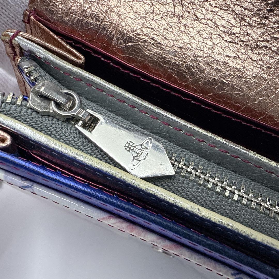 空 豆子 様Vivienne Westwood マネー＆ウォレス 二つ折り財布.