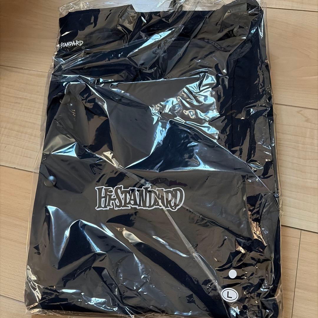 【新品未開封】Hi-STANDARD ロゴ コーチジャケット L 紺