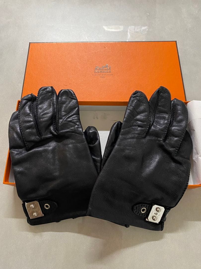 レア品✨箱付　エルメス　メンズ　手袋　グローブ