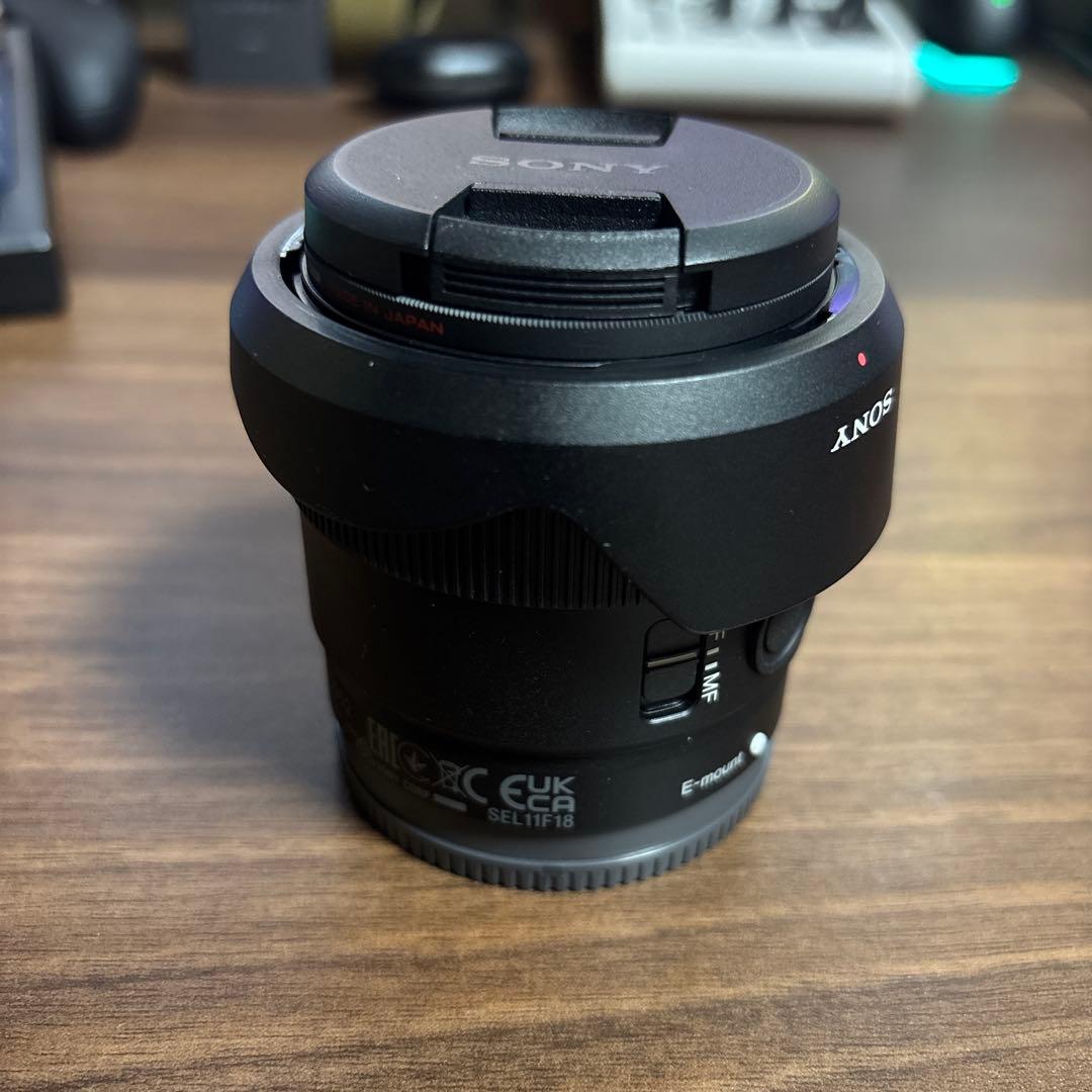 SONY SEL11F18 保護フィルター付き