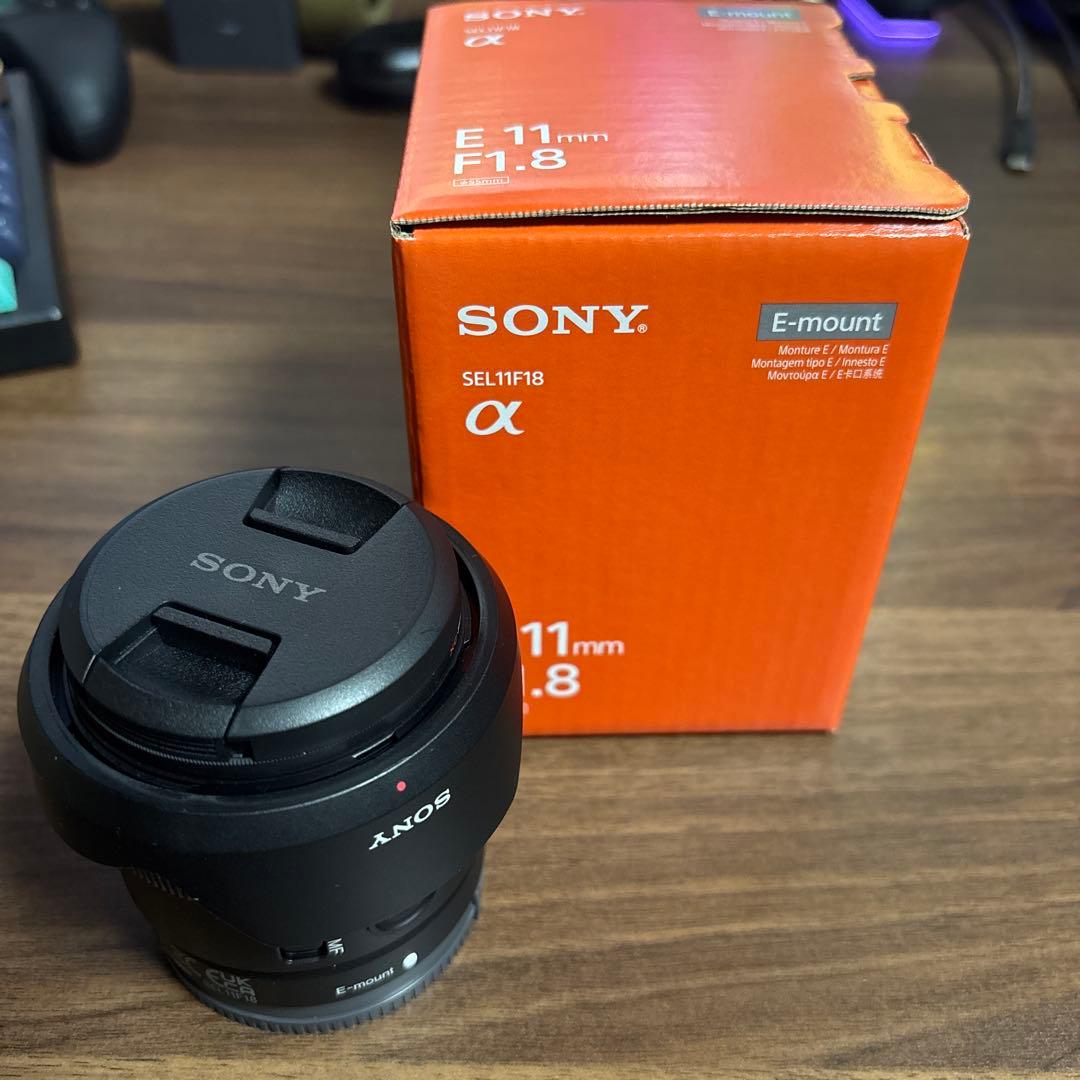 SONY SEL11F18 保護フィルター付き