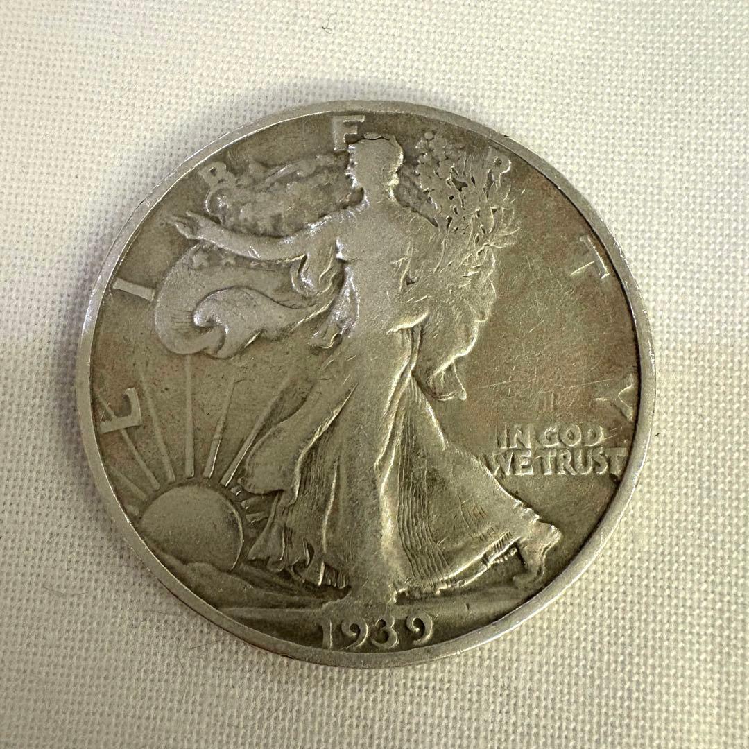 アメリカ ウォーキングリバティ ハーフダラー 銀貨
