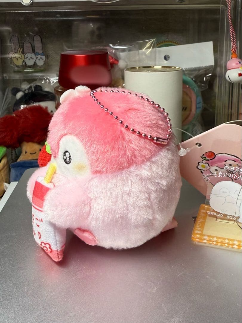 コウペンちゃん　いちごミルクだーいすき ぬいぐるみ　マスコットとアクリルスタンド