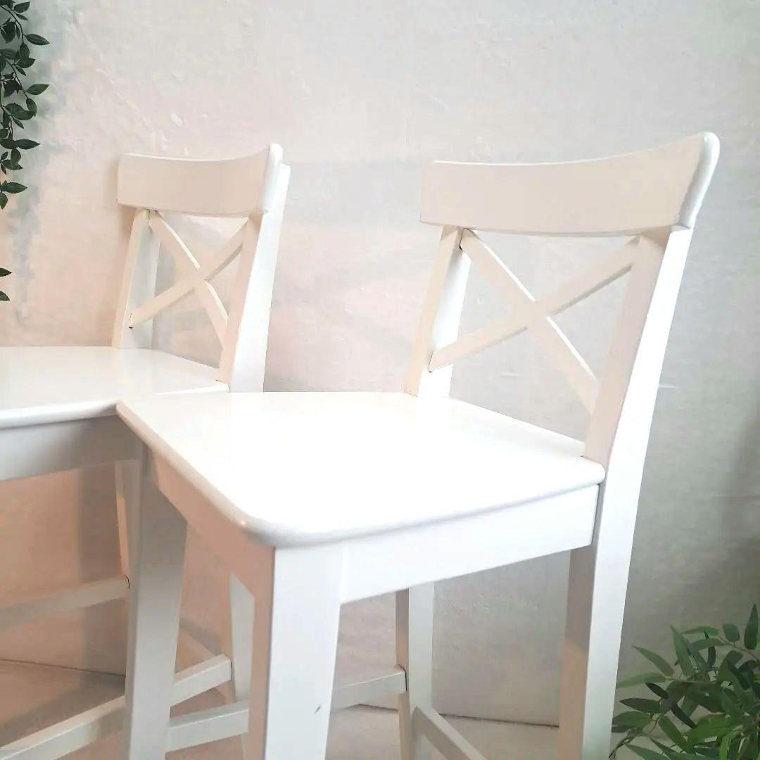 IKEA INGOLF インゴルフ カウンターチェア 2脚セット