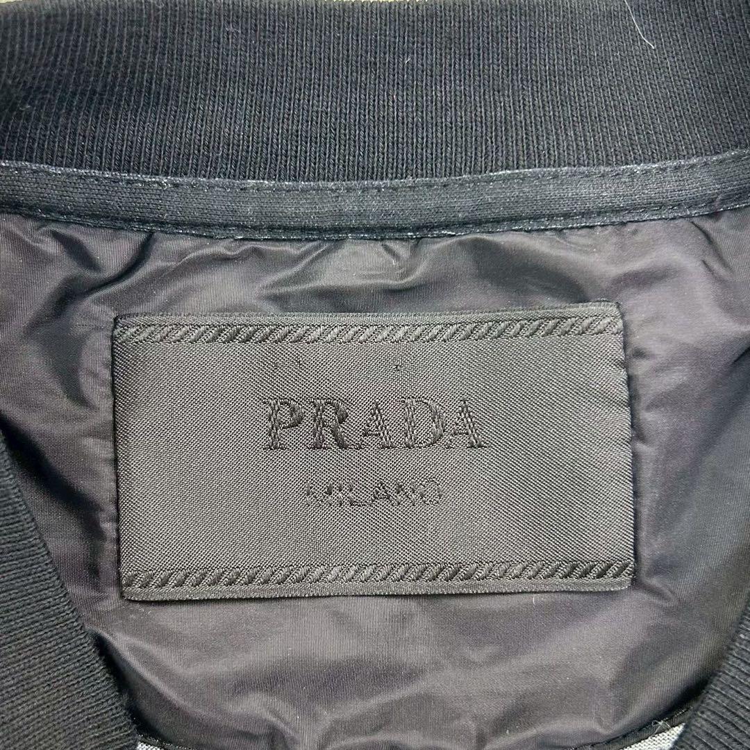 美品　19FW プラダ　半袖Tシャツ　ネオングラフィック柄　ブラック XL