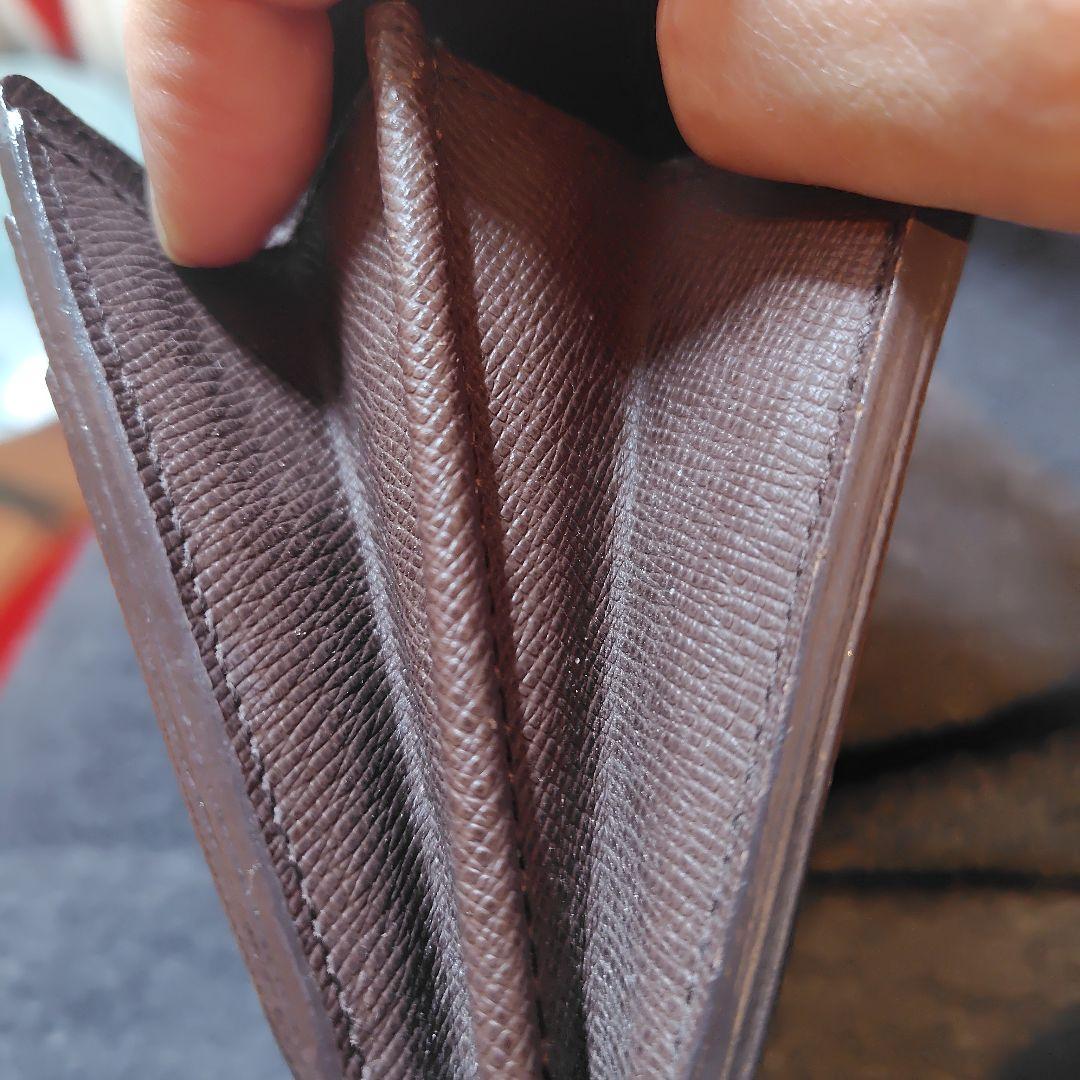 美品 LOUIS VUITTON ダミエ 二つ折り財布