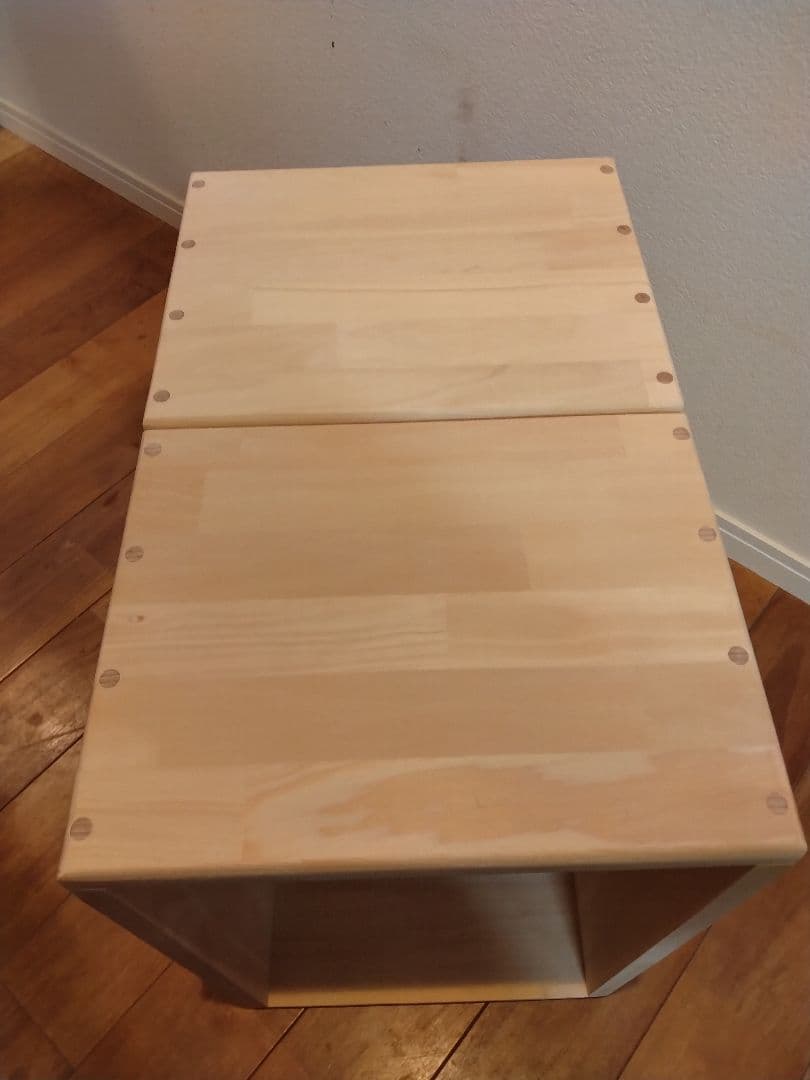 木製　ハンドメイド　オーダー　ロの字　棚　シェルフ　水槽台　テレビ台