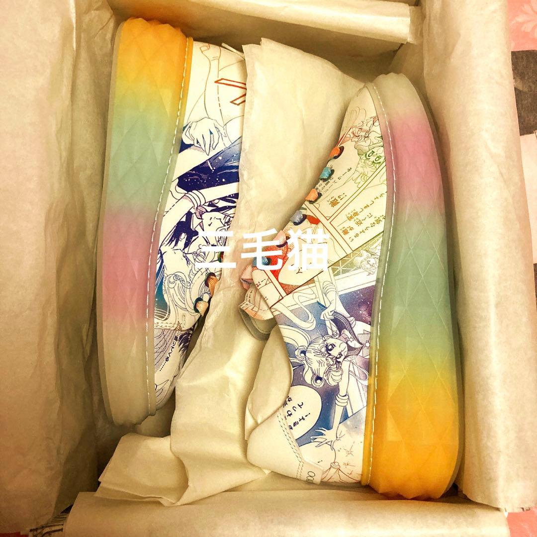 セーラームーン ジミーチュウ スニーカー レインボー コラージュ