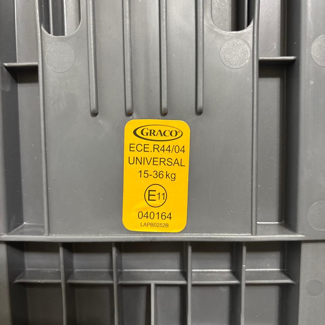 美品 GRACO ジュニアシート ジュニアプラス 2個セット ブラック　グレー