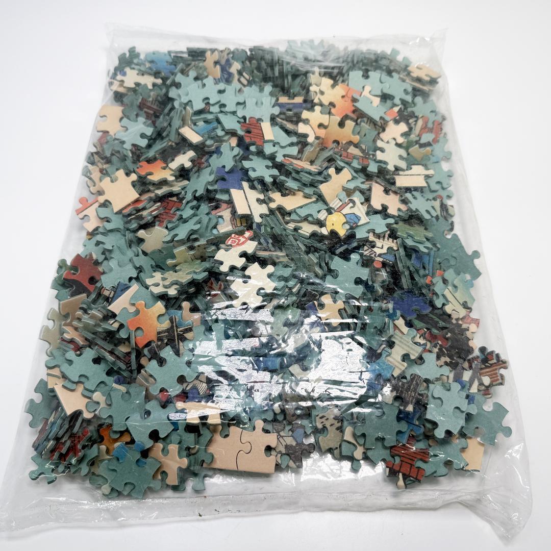 希少 東海道五拾三次 ジグソーパズル 京都 三条大橋 廣重画