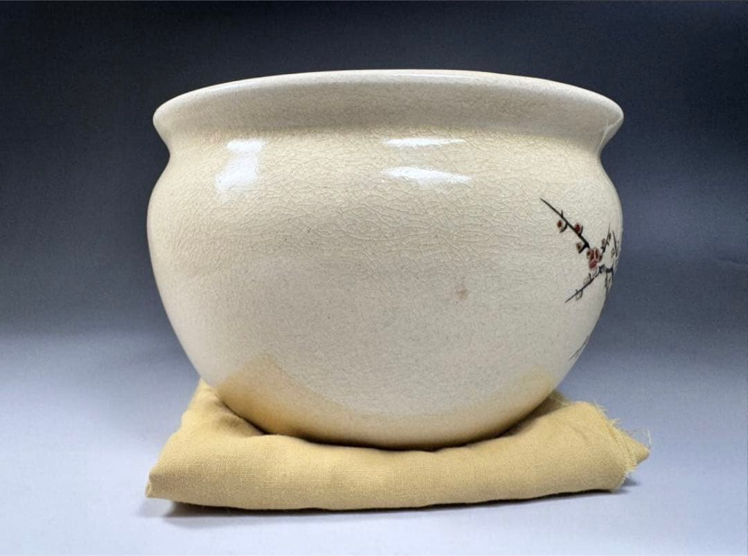 十四代 沈寿官 造 薩摩焼 建水 共箱 茶道具 薩摩 寿官