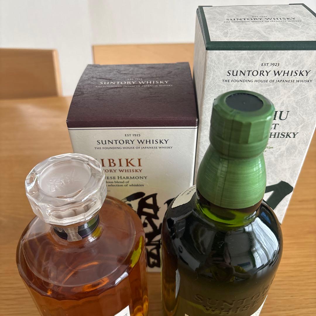 響　白州　ケース付き2本セット