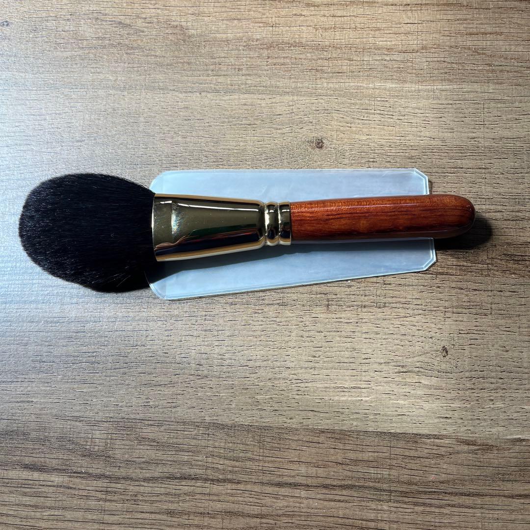 かばりんこ 美粧堂 フィニッシングパウダーブラシ (丸平) B-F-02