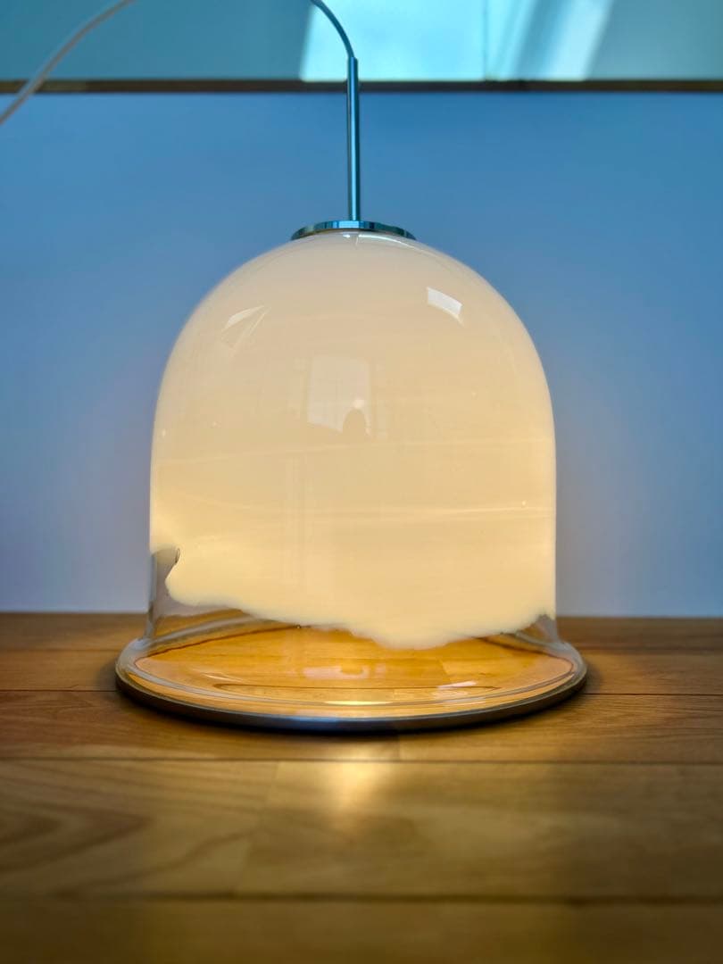 くじら）伊70年代　mazzega ムラーノガラス　釣鐘　ヴィンテージ