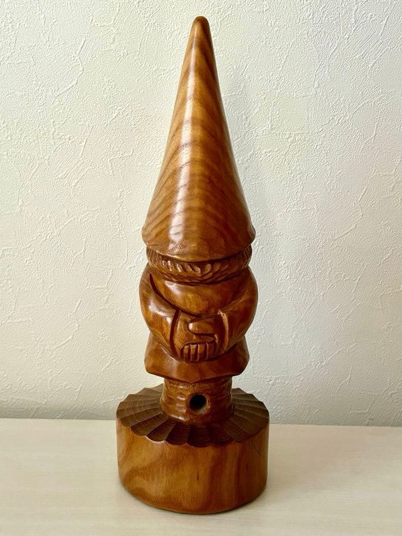 ◇美品・北海道彫刻◇コロポックル30cm