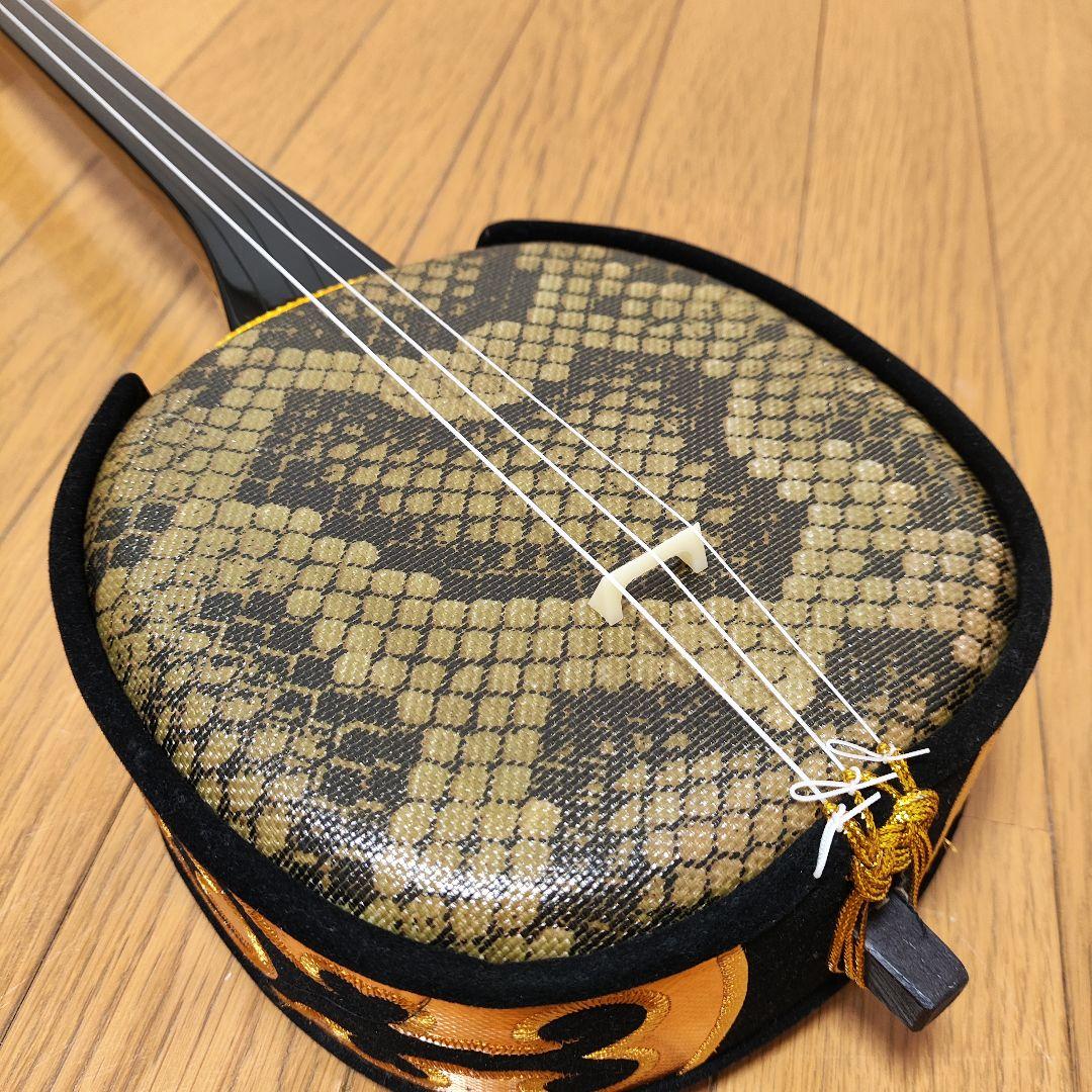 沖縄三線 人工蛇皮 琉球 民族楽器 伝統楽器 入門 初心者 本格 琉球 弦楽器