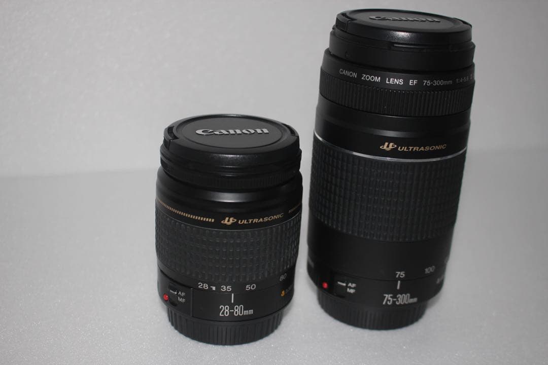 Wi-Fi/動画canon kiss x 9i標準&望遠&ダブルレンズセット