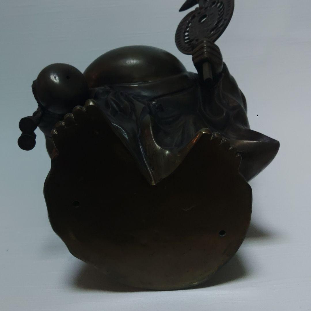布袋様　大型　照雲　仏像　真鍮製　置物　ミ1034