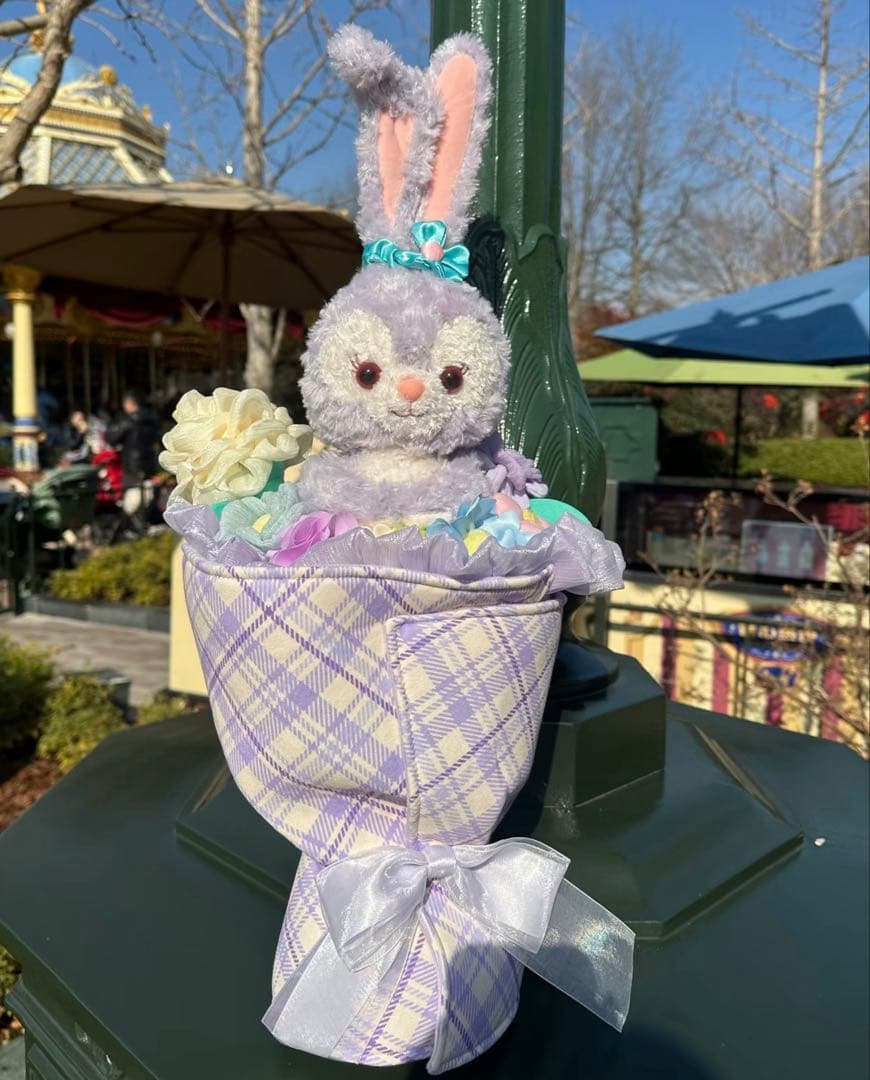 上海ディズニー　ステラルー　お花　ぬいぐるみ