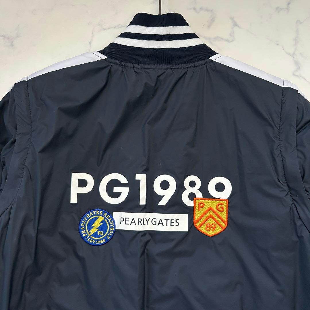 美品 パーリーゲイツ 4ウェイ ブルゾン リバーシブル カタログ掲載商品 ロゴ