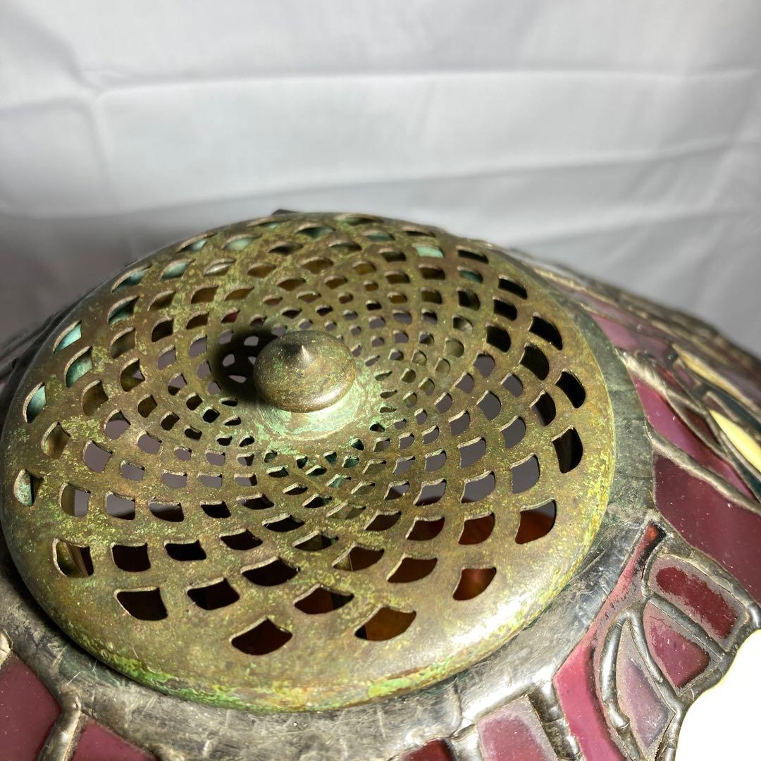 ステンドグラスランプ