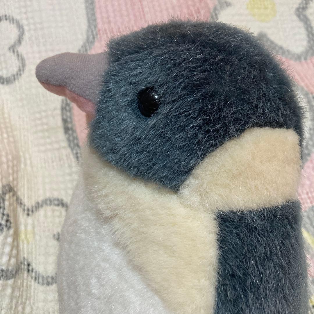 平成レトロ　CUE CLUB ペンギン　ぬいぐるみ　中古品　1990