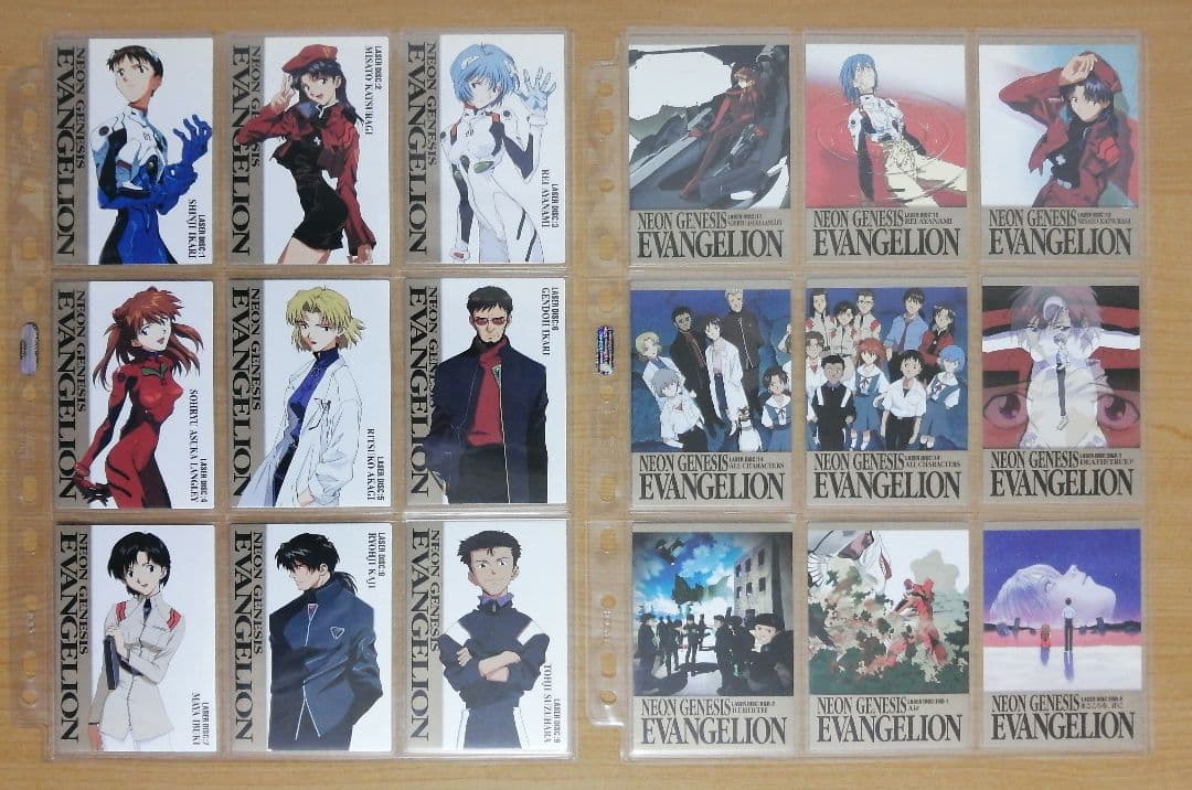 カードダスマスターズ 新世紀エヴァンゲリオン 第壱集&第弐集フルコンプ+プロモ