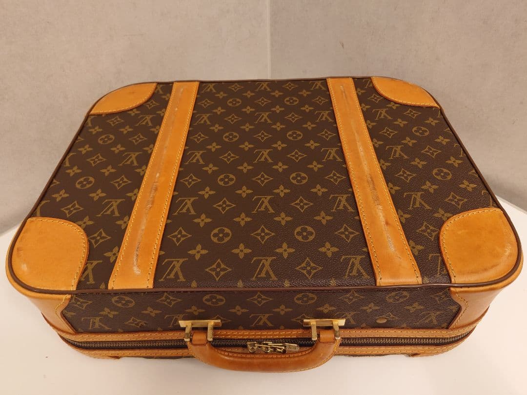 ルイヴィトン モノグラム ストラトス 50 M23238 レザー トランク