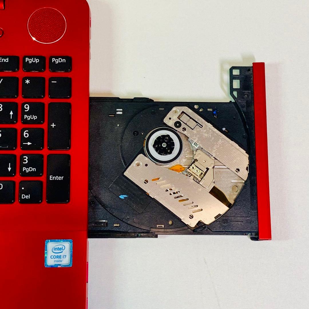 Core i7✨SSD1TB✨16GB✨Windows 11✨赤✨ノートパソコン