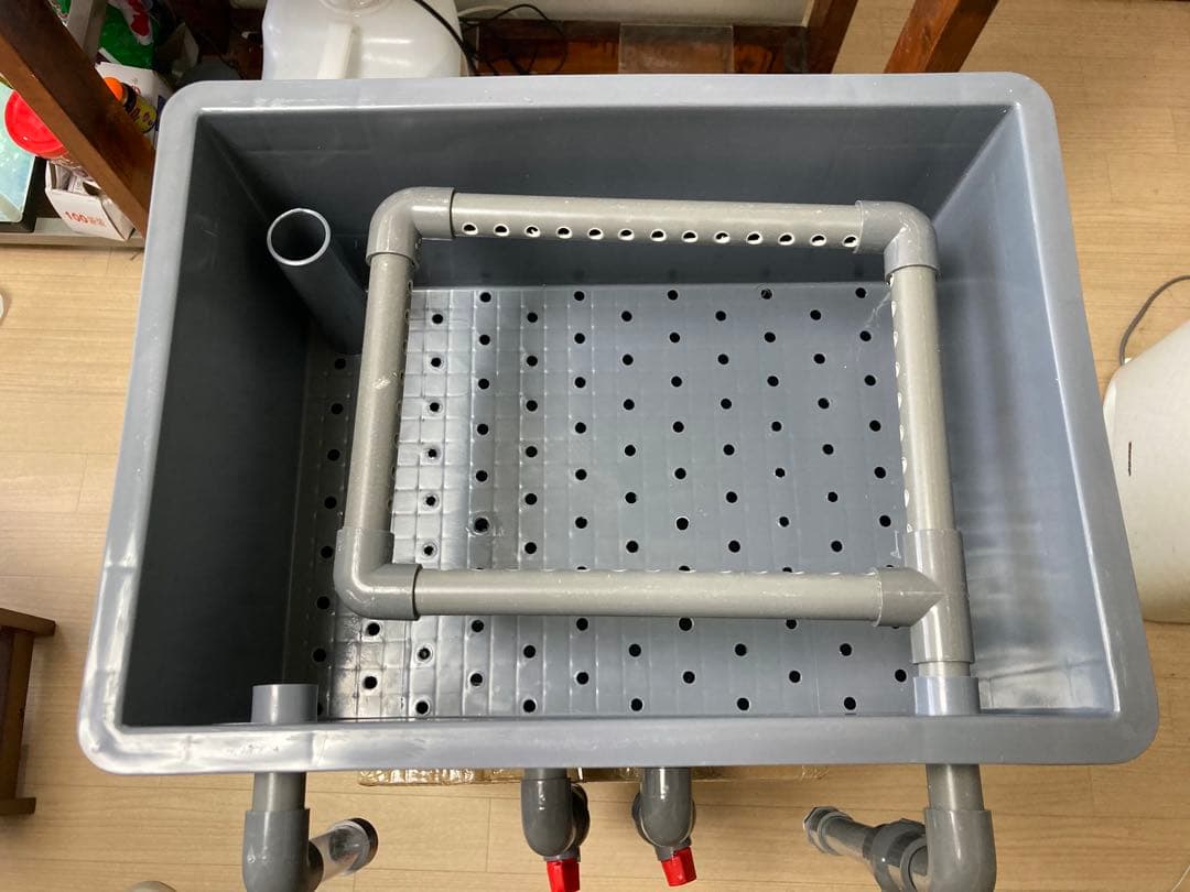 実店舗あり！ポンプ付きセット大型水槽用一体型濾過槽 外部式濾過装置器水槽濾過