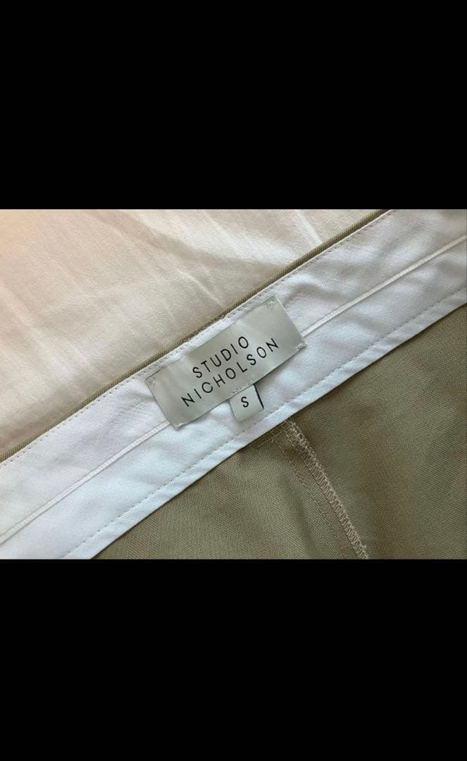 STUDIO NICHOLSON SORTE TAN S 着用1回　極美品