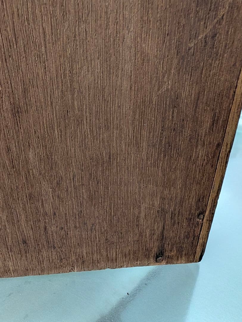 昭和ヴィンテージ✨️ネームプレート付き 木製 6段引き出し チェスト　古道具