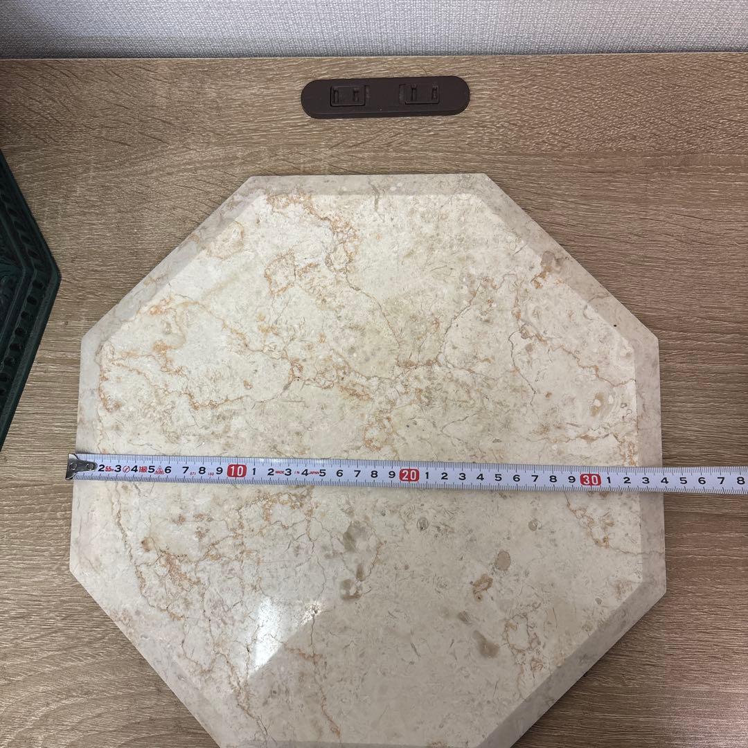 イタリア ロココ調　大理石 アンティーク　サイドテーブル＆花台