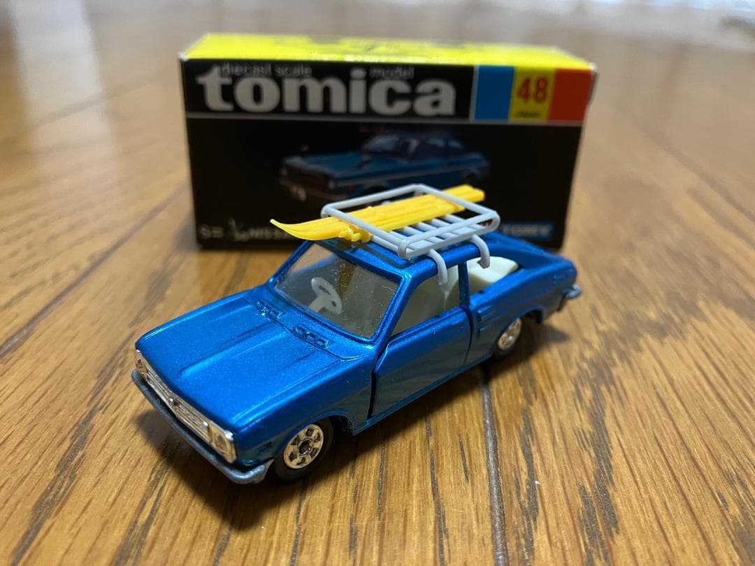 トミカ黒箱48　ニッサン　サニースキーキャリア　当時物　デッドストック