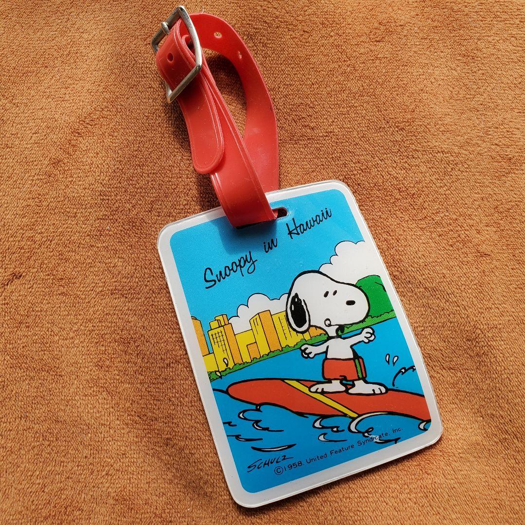 希少1958年 Aviva アビバ社 スヌーピーラゲッジタグ ヴィンテージ当時物