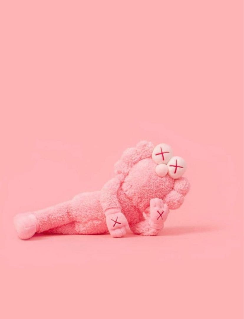 ぬいぐるみ・マスコット kaws BFF pink plush