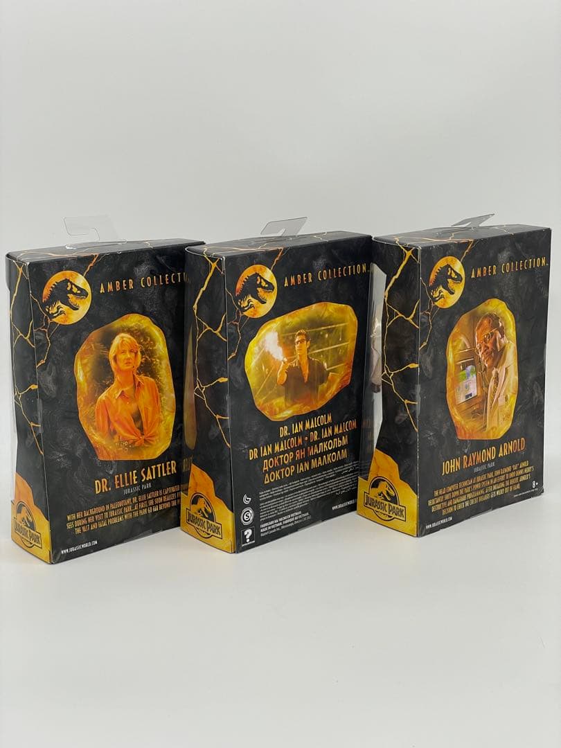 ジュラシックパーク Amber Collection フィギュア 3体セット
