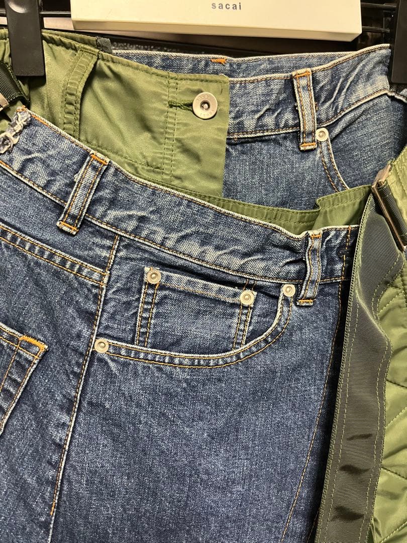 【定価79920円】sacai デニムドッキングスカート