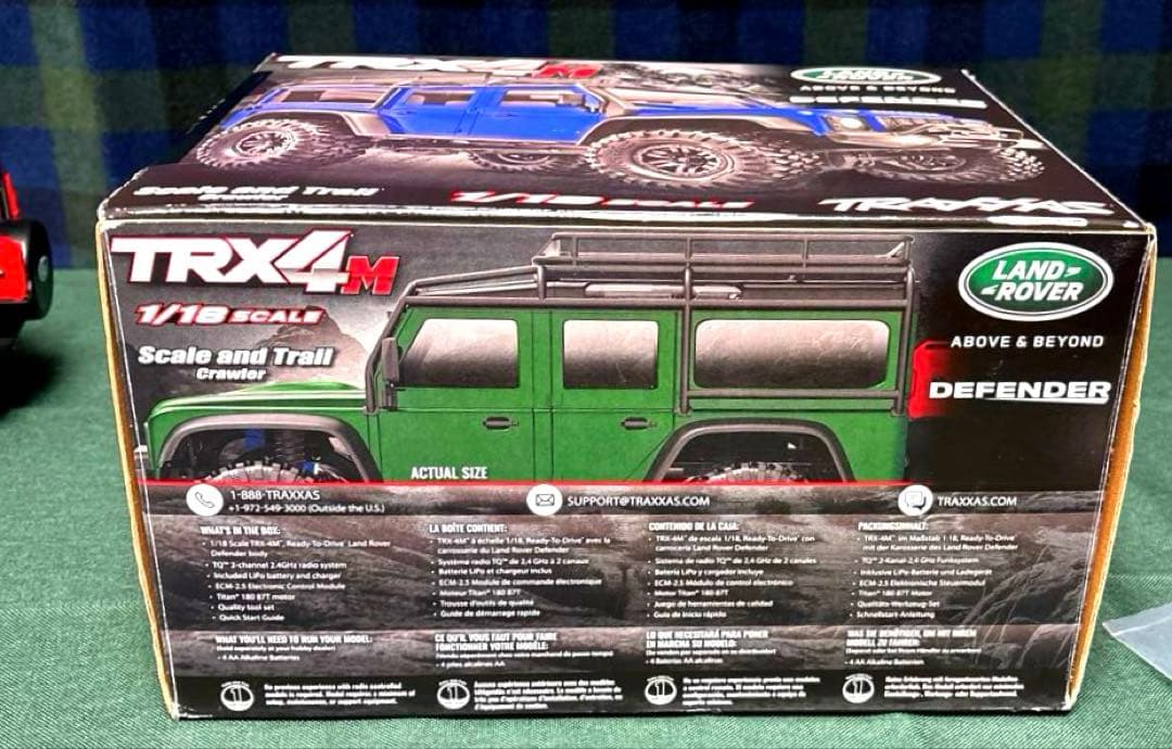 トラクサス　TRX4M ディフェンダー　　美品　完成品クローラーラジコン