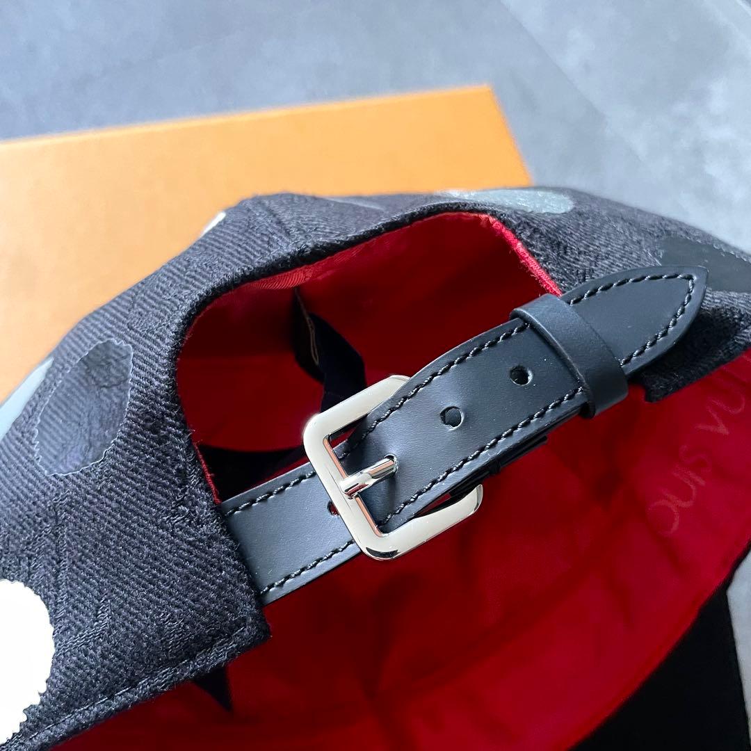 美品★ルイヴィトン×草間彌生　モノグラム・ジャカード　ドット　キャップ