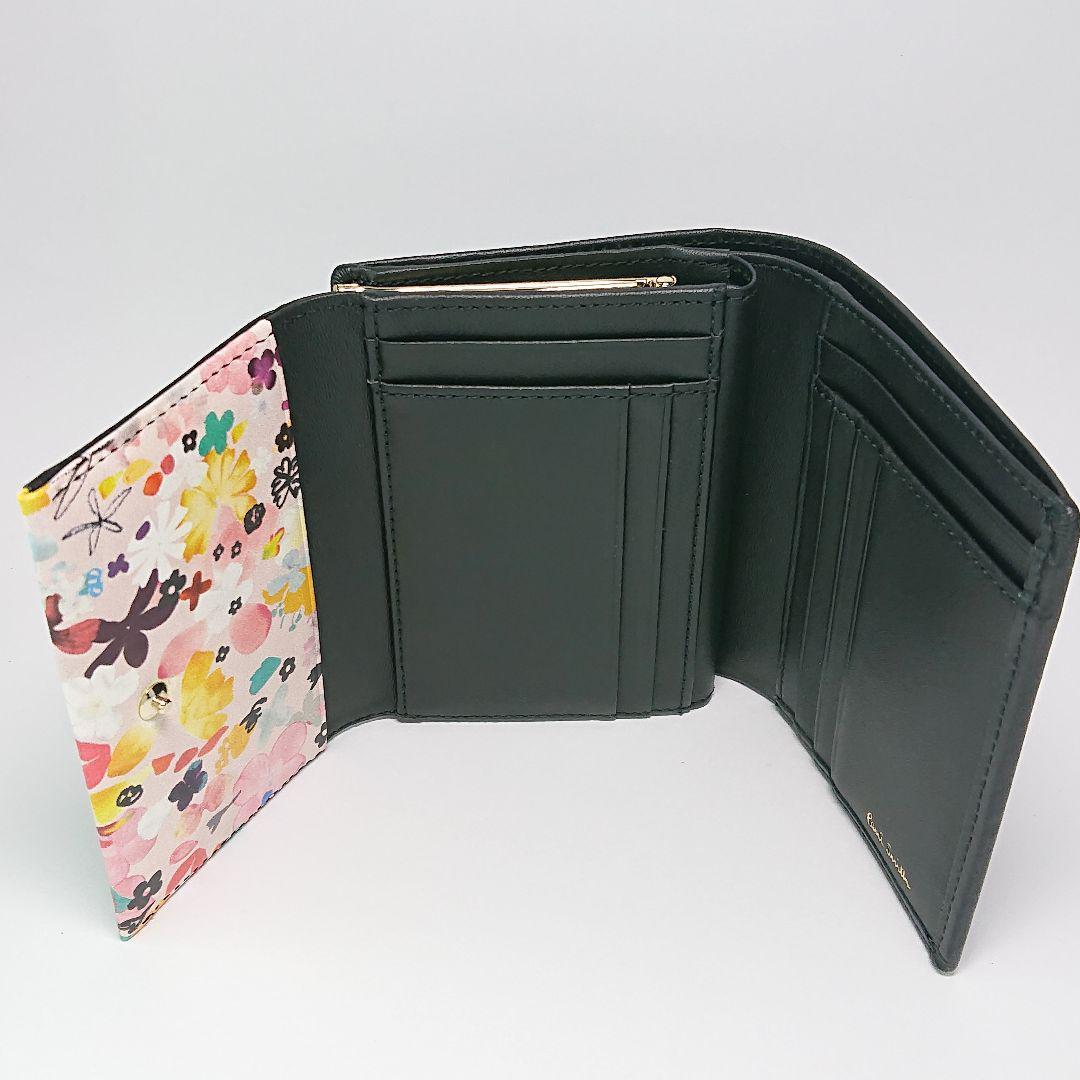 【新品未使用】ポールスミス がま口三つ折り財布514 ブラック