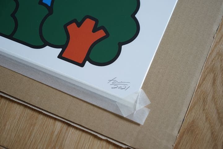 faceoka \"Too much pain\" シルクスクリーンed100