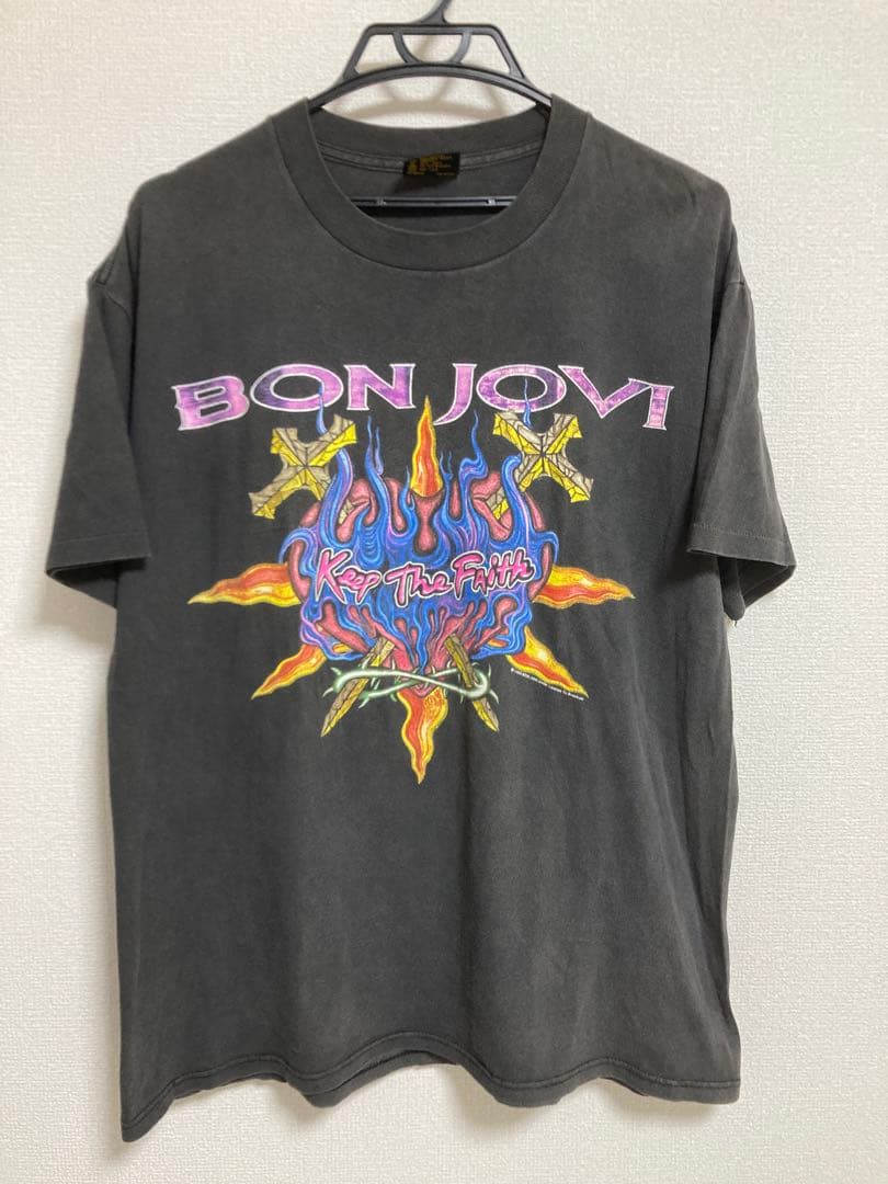 雰囲気◎1993 BON JOVI Keep The Faith Tシャツ L
