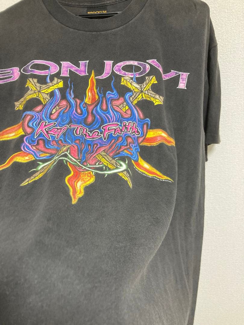 雰囲気◎1993 BON JOVI Keep The Faith Tシャツ L