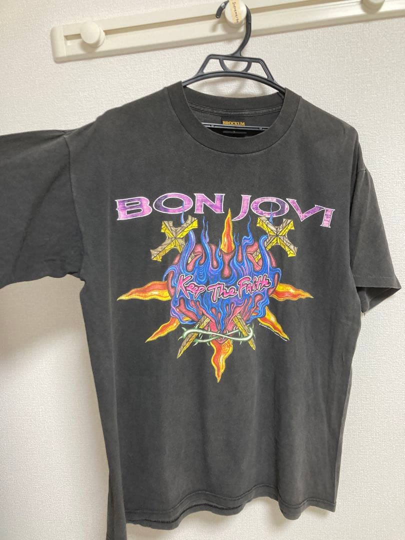 雰囲気◎1993 BON JOVI Keep The Faith Tシャツ L