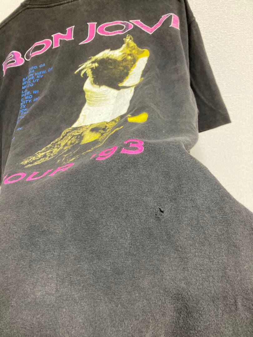 雰囲気◎1993 BON JOVI Keep The Faith Tシャツ L
