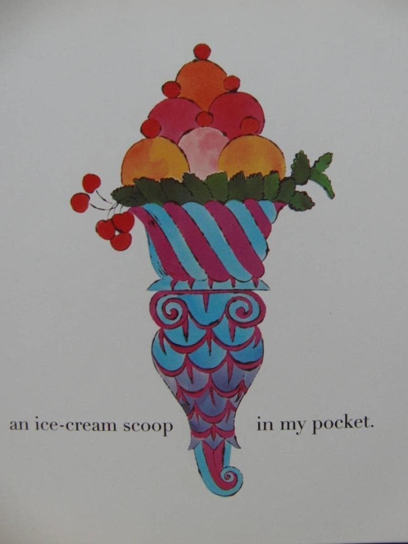 アンディ・ウォーホル、アイスクリーム デザートH、海外版・希少画集・額装画